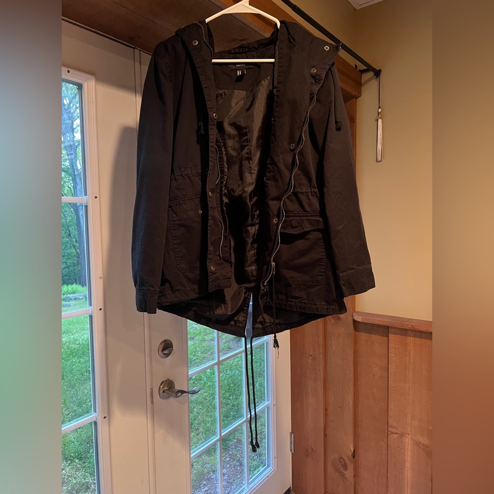 Black Hooded Jacket